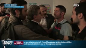 Le comportement de Jean-Luc Mélenchon ne passe pas auprès des policiers