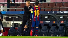 Ronald Koeman et Lionel Messi