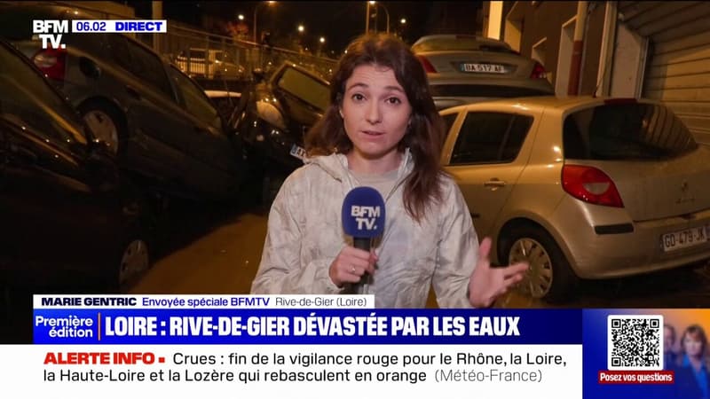 Inondations dans la Loire: ces voitures encastrées montrent l'ampleur de la montée des eaux à Rive-de-Gier