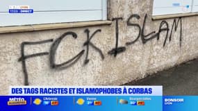 Corbas: des tags racistes et islamophobes sur une habitation