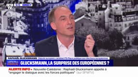 Montée dans les sondages pour les européennes: "Mon objectif est de continuer la dynamique qu'on a installée", réagit Raphaël Glucksmann