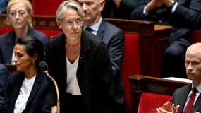 Élisabeth Borne à l'Assemblée nationale le 10 octobre 2023