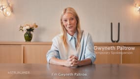 L'actrice Gwyneth Paltrow devient la "porte-parole temporaire" de l'entreprise Astronomer dans une vidéo humoristique, le vendredi 25 juillet 2025.
