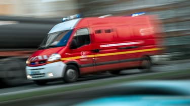 Un camion de pompiers à Roubaix le 16 janvier 2015. Photo d'illustration