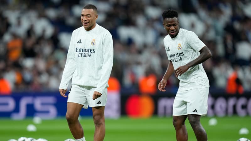 Real Madrid: "C'est un crack!", grande complicité entre Mbappé et Vinicius Jr à l'entraînement