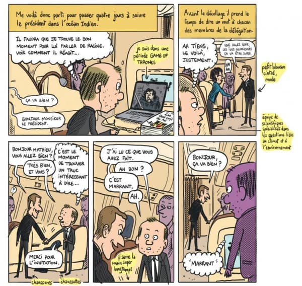 Détail de la BD de Mathieu Sapin "Comédie Française"
Détail de la BD de Mathieu Sapin "Comédie Française"