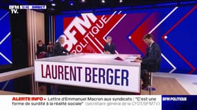 Laurent Berger à Matignon? "C'était des bêtises (...) je ne ferai pas de politique"