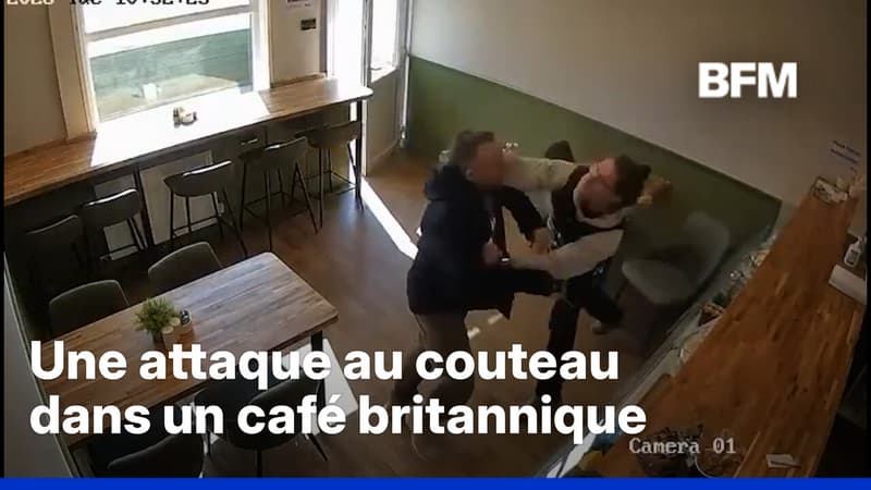 Angleterre: un homme attaque le client d'un café avec un couteau