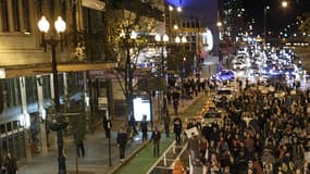 Manifestation à Chicago après la victoire de Donald Trump à la présidentielle américaine. 