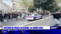 Voiture de police attaquée: la vidéo choc