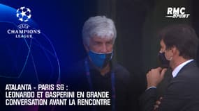 PSG - Atalanta : Leonardo et Gasperini en grande conversation avant la rencontre