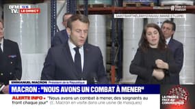 Emmanuel Macron annonce la production de 10.000 respirateurs d'ici mi-mai