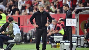 Olivier Dall'Oglio lors de Nice-Saint-Etienne, le 20 septembre 2024.