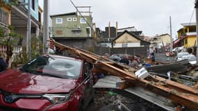 Les dégâts du cyclone Chido Mayotte le 16 décembre.