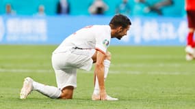 Pablo Sarabia, à Saint-Pétersbourg le 2 juillet 2021