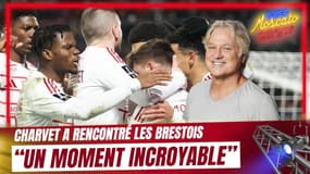 "Un moment incroyable", Charvet a rencontré les joueurs du Stade Brestois