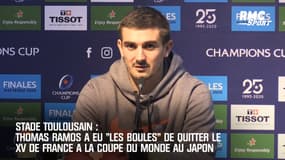 XV de France-Toulouse : Ramos a "eu les boules" de quitter la Coupe du monde au Japon