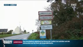 "Suicidez-vous": une gendarmerie du Finistère recouverte de slogans anti-flics