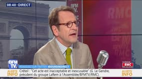 Gilles Le Gendre sur Mélenchon: "L'attitude de Jean-Luc Mélenchon n'est certainement pas un exemple."