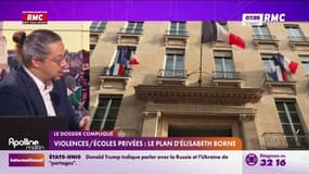 Violences - Ecoles privées : le plan d'Elisabeth Borne