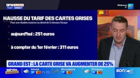 Grand Est: le prix de la carte grise bondit de 25%