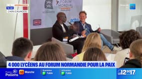 Caen: 4.000 lycéens réunis au forum Normandie pour la paix