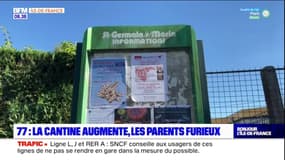 Seine-et-Marne: la cantine augmente de 100 à 150 euros par mois, les parents sont furieux à Saint-Germain-sur-Morin