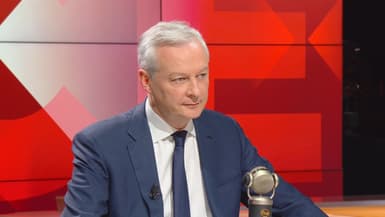 Le ministre de l'Économie, Bruno Le Maire, sur le plateau de BFMTV-RMC ce mardi 11 juin 2024