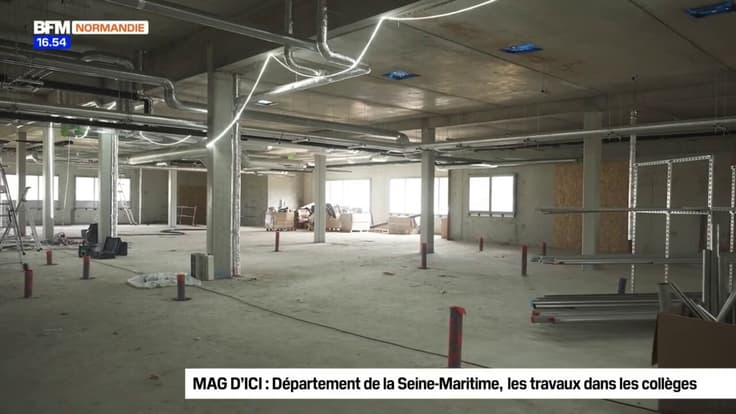 MAD D'ICI : Département de la Seine-Maritime, les travaux dans les collèges