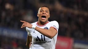 Kylian Mbappé face à Strasbourg