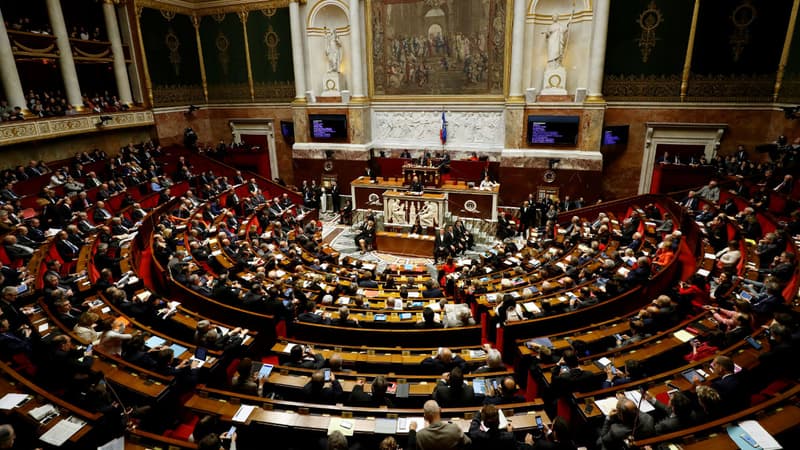 L'Assemblée nationale, le 18 juin 2017 à Paris. 