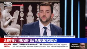 Jean-Philippe Tanguy, député (RN), prépare une proposition de loi pour rouvrir les maisons closes