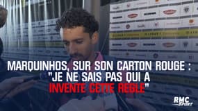 Marquinhos réagit à son carton rouge : "Je ne sais pas qui a inventé cette règle"