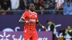 Issiaga Sylla lors du match Montpellier-Lille (2-2), le 1er décembre 2024