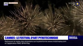 Cannes: première soirée du Festival d'Art Pyrotechnique
