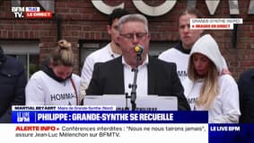 Marche blanche en hommage à Philippe: le maire de Grande-Synthe estime que "la justice doit passer"