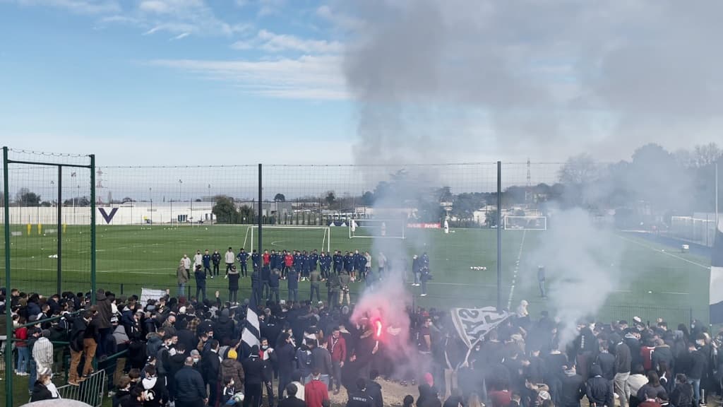 Le rassemblement des supporters bordelais Le rassemblement des supporters bordelais