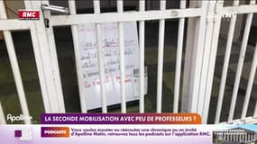 La seconde mobilisation avec peu de professeurs? 
