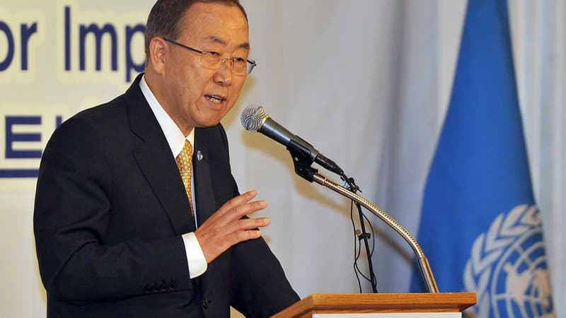 Le secrétaire général de l'ONU Ban Ki-moon.