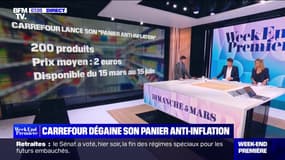 Carrefour lance son "panier anti-inflation" avec 200 produits à un prix moyen de 2€