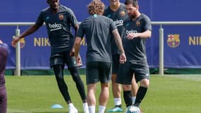 Antoine Griezmann et Lionel Messi