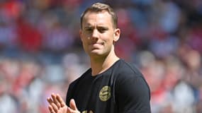 Manuel Neuer lors de la présentation du Bayern Munich, le 23 juillet 2023