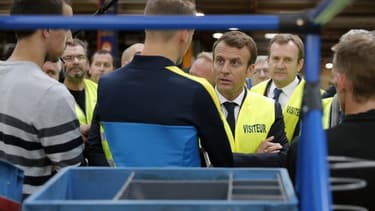 Emmanuel Macron à Whirlpool le 3 octobre 2017