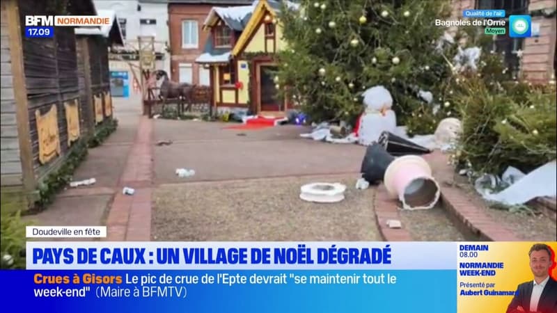 Pays de Caux: le village de Noël de l'association Doudeville en fête dégradé