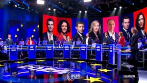 Les principales têtes de liste pour les européennes lors d'un débat sur BFMTV le 27 mai 2024