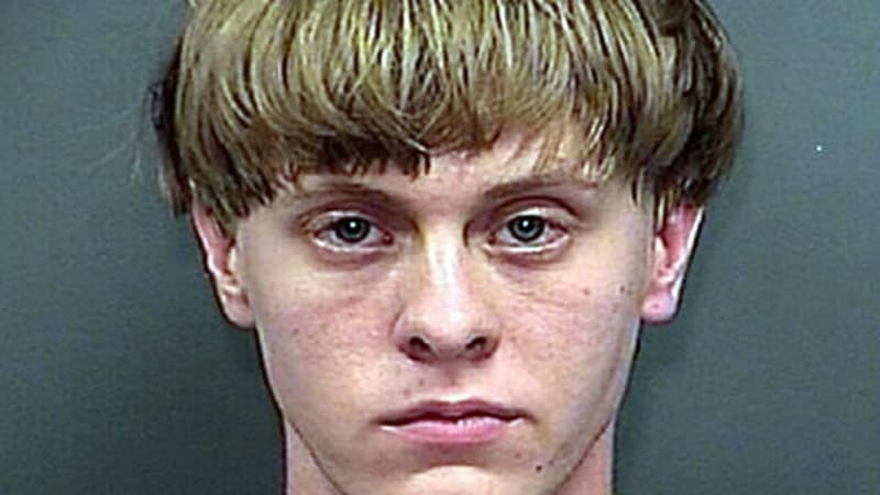Dylann Roof photographié par la police.