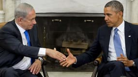 Benjamin Netanyahu et Barack Obama à la Maison Blanche, le 30 septembre 2013.