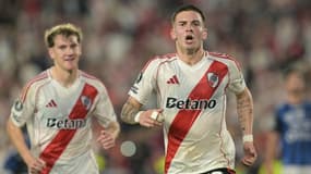 Franco Mastantuono avec River Plate, le 15 mai 2025.