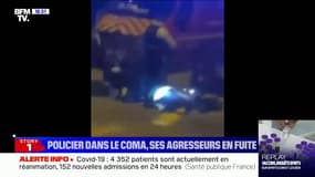 Policier blessé dans la Loire: une vidéo montre la situation quelques instants après les jets de projectiles