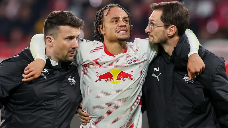 RB Leipzig: la tuile pour Xavi Simons, blessé contre Liverpool et absent plusieurs semaines